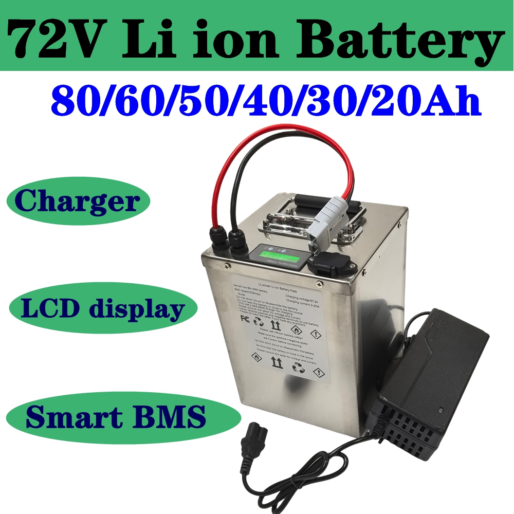 72V 40Ah Lifepo4 Battery Pack - Batterie Lithium-ion 20S 72V 20Ah 30Ah